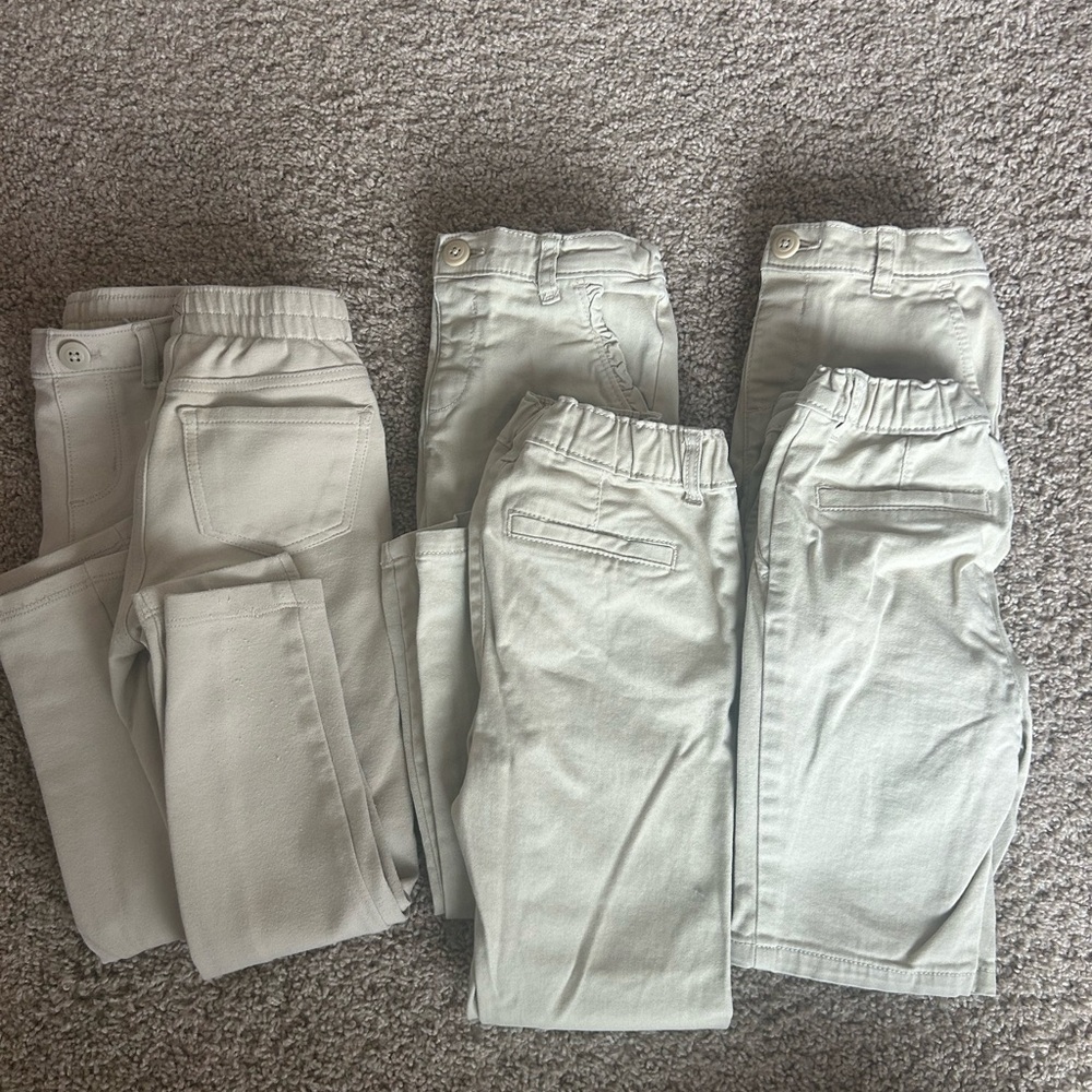 The Children’s Place khaki pants / shorts X6